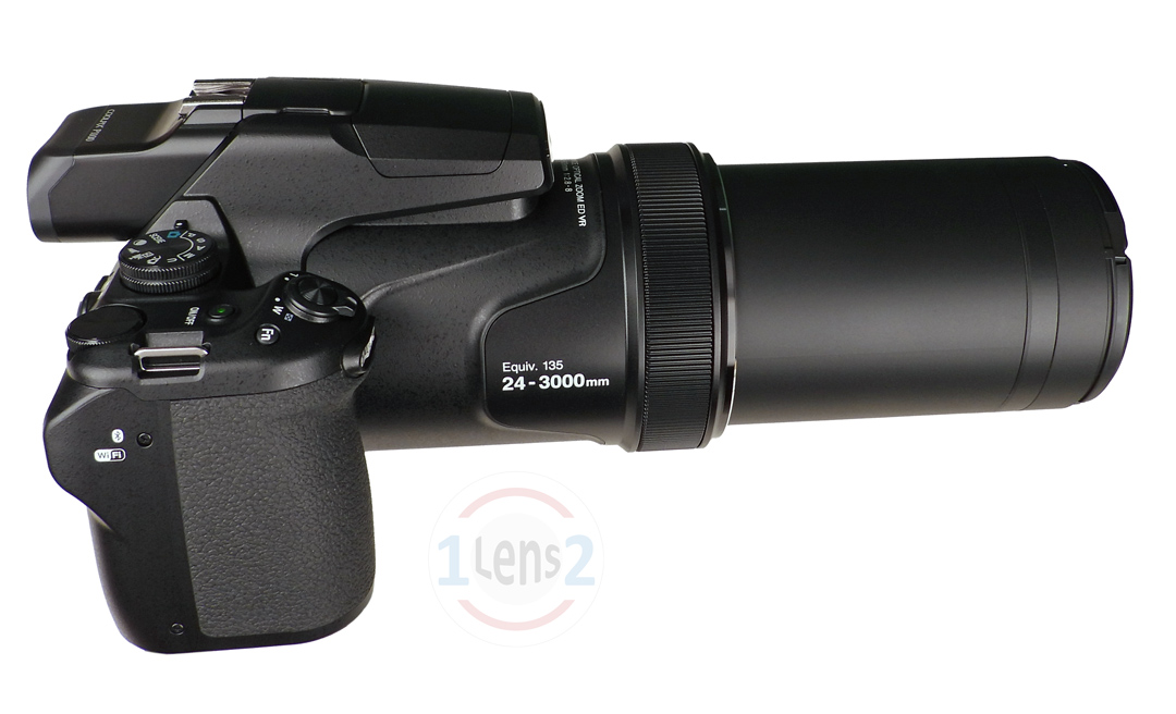 Nikon COOLPIX P1100 superzoom camera.